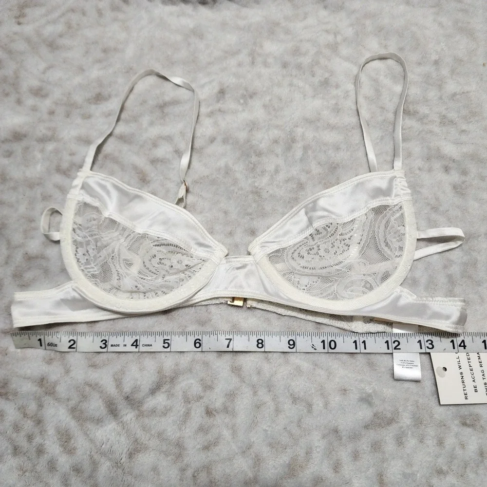 For Love & Lemons Unlined Underwire Bra Women's SZ M Sexy Feminine Coquette NWT